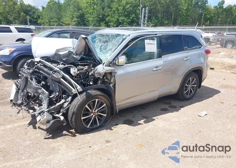 2017 Toyota Highlander Xle from USA, damaged, VIN 5TDJZRFH0HS512698